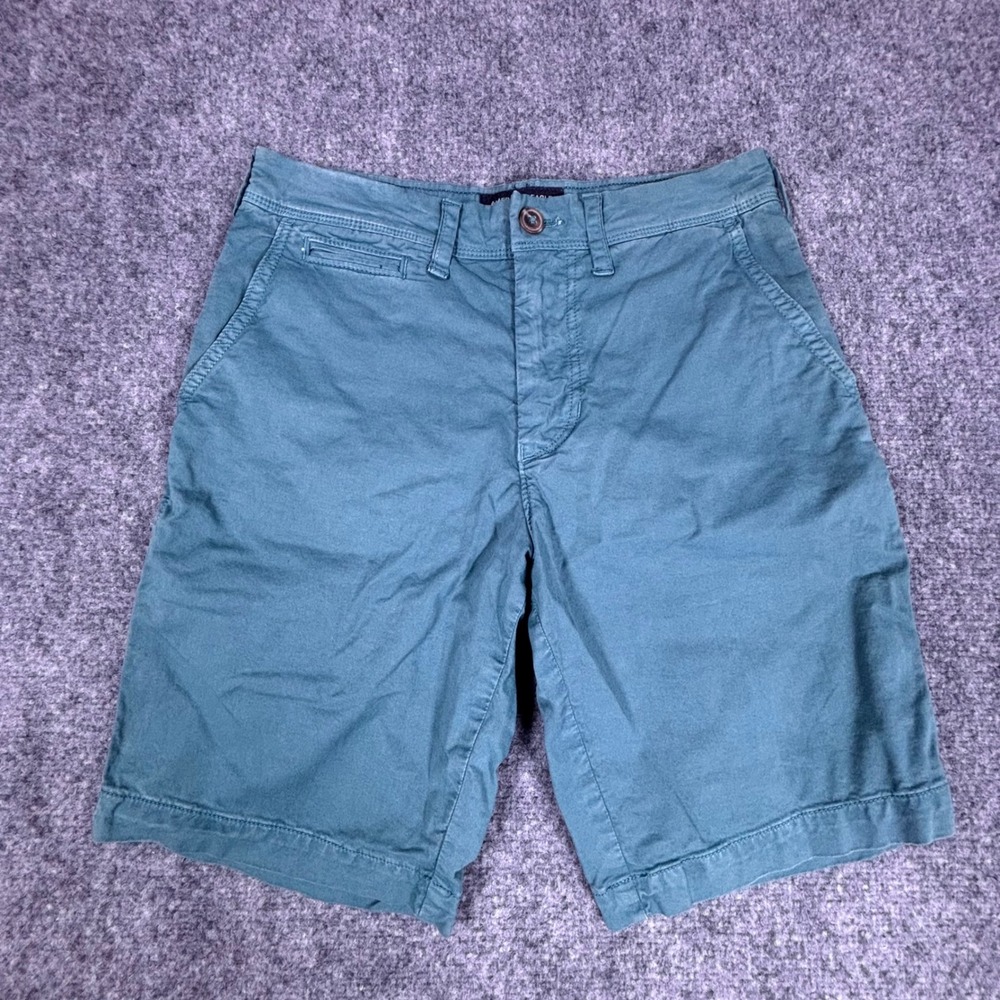 American Eagle Mens Next Level Flex Slim Chino ShortsTeal Blue Green Size 28